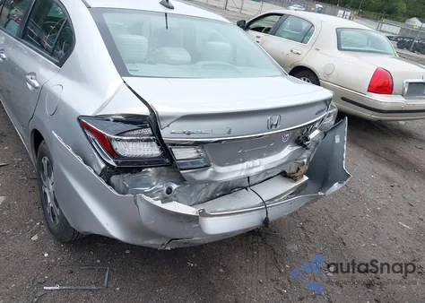 2015 Honda Civic Hybrid z USA, uszkodzony, nr VIN 19XFB4F28FE000980